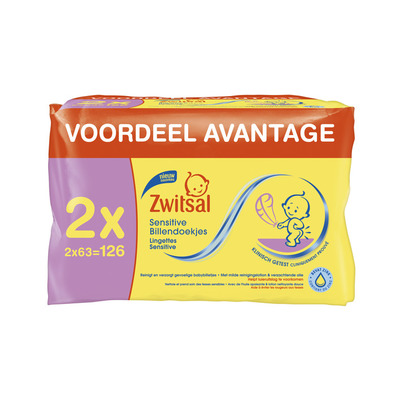 Zwitsal Baby billendoekjes sensitive voordeel