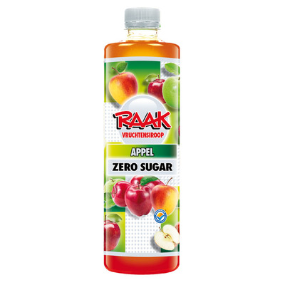 Raak Vruchtensiroop appel zero sugar