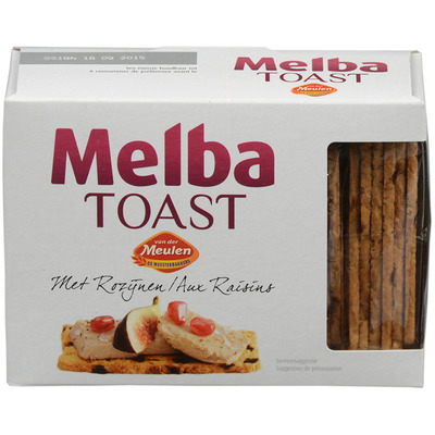 Van der Meulen Melba toast rozijnen