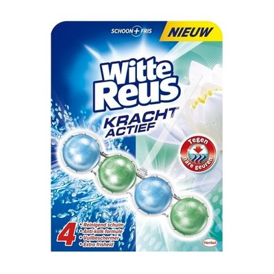 Witte Reus Kracht Actief Tegen Nare Geuren Toiletblok