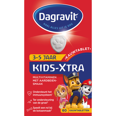 Dagravit Multivitaminen kind 2-5 jaar framboos