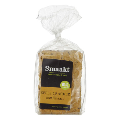 Smaakt Crackers spelt&lijnzaad