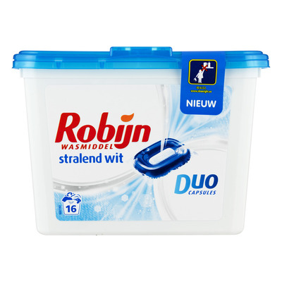 Robijn Wasmiddel duo capsules stralend wit