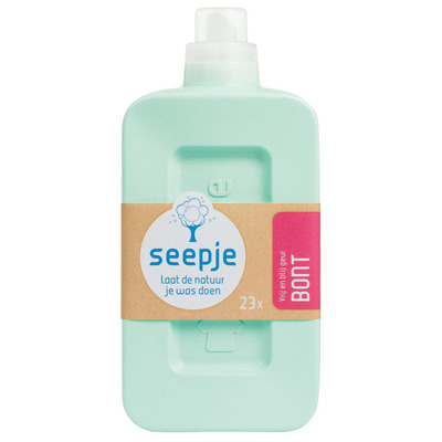 Seepje Wasmiddel bont vrij en blij geur
