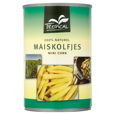Tropical Maiskolfjes Mini Corn 425 g