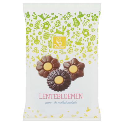 De Heer Masieve chocolade haasjes melk & wit assorti