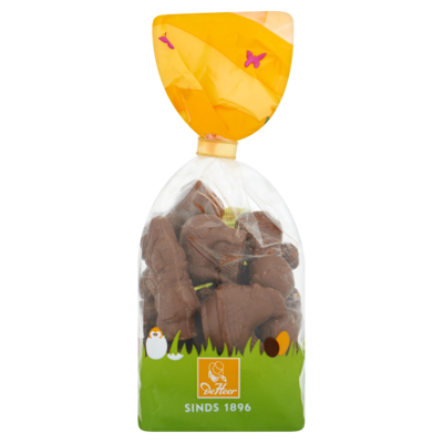 De Heer Praline gevulde paasfiguur melk