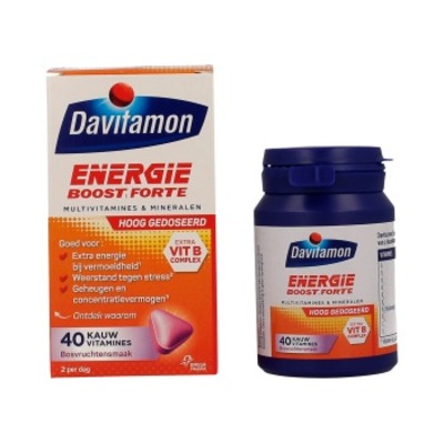 Davitamon Energie kauwvitamines bosvruchten
