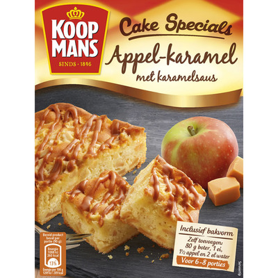 Koopmans Cake specials appel karamel met saus