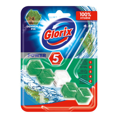 Glorix WC blok power 5 dennen