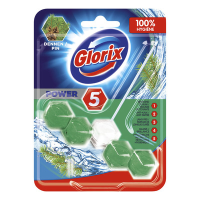 Glorix Wc blok power 5 dennen