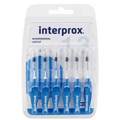 Interprox Premium Interdentale rager conical blauw