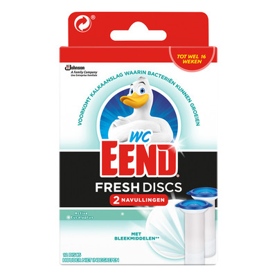 WC Eend Fresh discs navul duo eucalyptus
