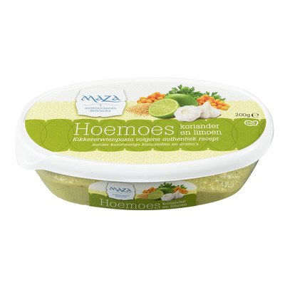 Maza Hoemoes koriander/ limoen