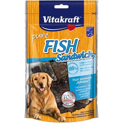 Vitakraft Pure fish sandwich kabeljauw