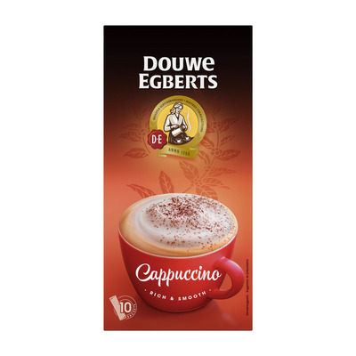 Douwe Egberts Verwenkoffie cappuccino oploskoffie