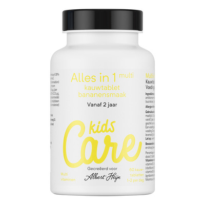 Care Kids multi kauwtabletten banaan