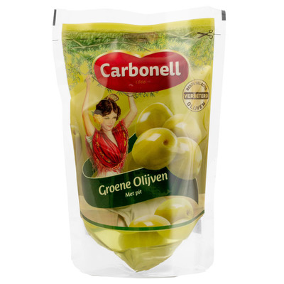 Carbonell Groene olijven met pit
