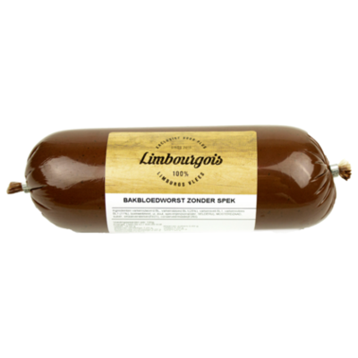Limbourgois Bakbloedworst zonder spek