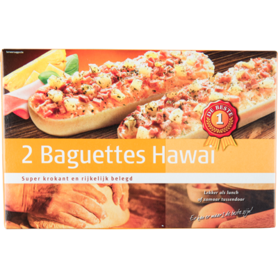Huismerk Baguette hawaii 2 stuks