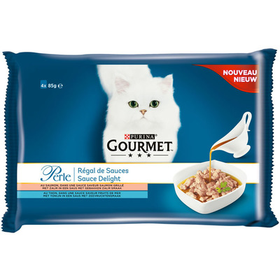 Gourmet Perle sauce delight 4-pack o.a. met zalm