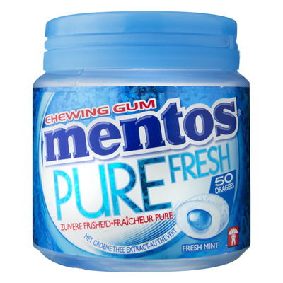Mentos Gum Bottle pure fresh freshmint
