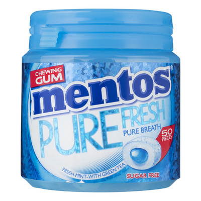 Mentos Gum Bottle pure fresh freshmint
