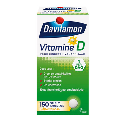 Davitamon Vitamine D smelttabletjes vanaf 1 jaar