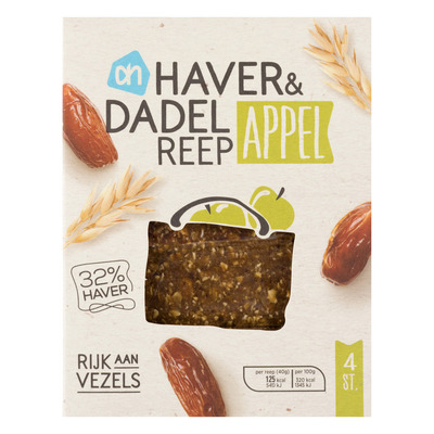 Huismerk Haver & dadelreep appel
