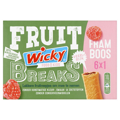 Wicky Fruit breaks framboos