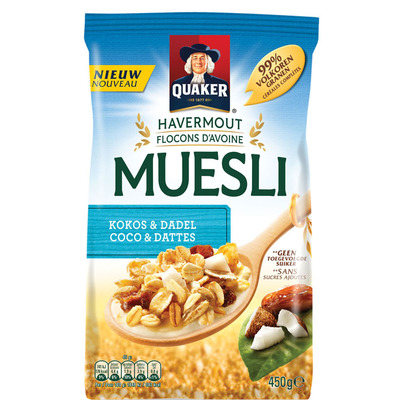 Quaker Muesli kokos-dadel