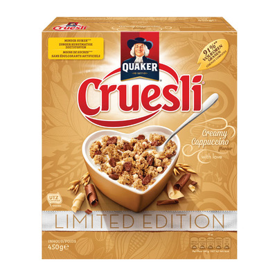 Quaker Cruesli limited edition creamy cappuccin