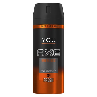 Axe Deodorant spray you energised