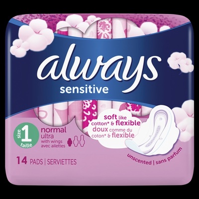 Always Sensitive Maandverband Soft Cotton Wings