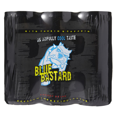 Blue Bastard Energydrink Blik 6 X 25 Cl