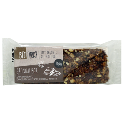 Bio Today Granolareep chocolade hazelnoot