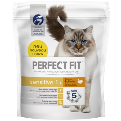 Perfect Fit Kattenvoer droog sensitive kalkoen