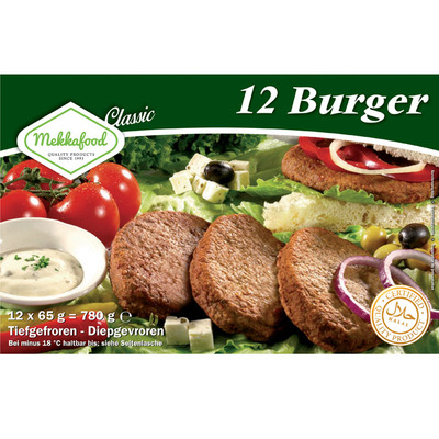 Mekkafood Classic 12 burgers