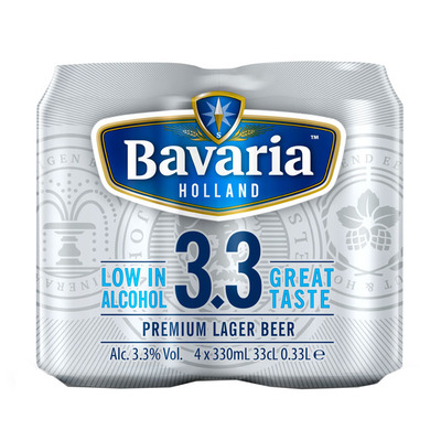 Bavaria 3.3 Premium lager beer