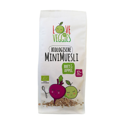Love my veggies Mini muesli biet-appel 12mnd bio