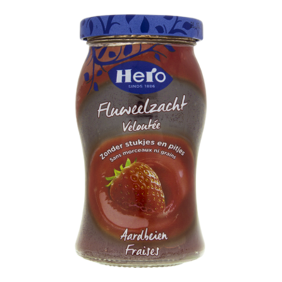 Hero Fluweelzacht aardbeien