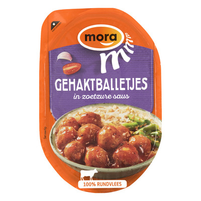Mora Gehaktballetjes in zoetzure saus