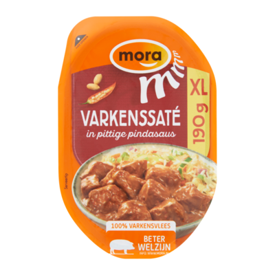Mora Varkenssaté in Pittige Pindasaus XL
