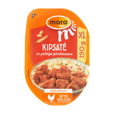 Mora Kipsaté in Pittige Pindasaus XL