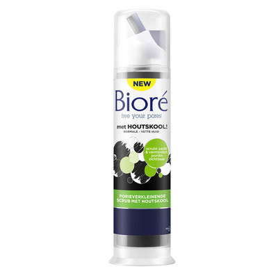 Bioré Porie verkleinende scrub met houtskool
