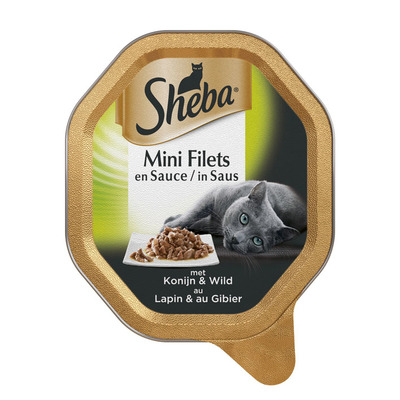 Sheba Mini filets saus konijn & wild