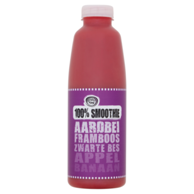 Fruity King Smoothie aardbei-framboos-zwarte bes