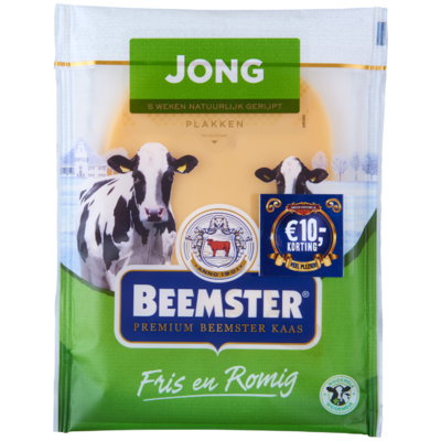 Beemster Jong 48+ kaas plakken