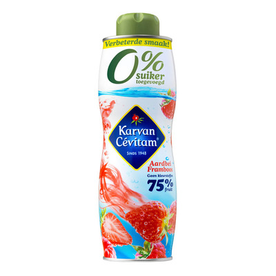 Karvan Cévitam Aardbei-framboos 0%
