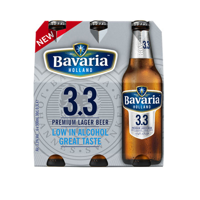 Bavaria 3.3 Premium lager beer